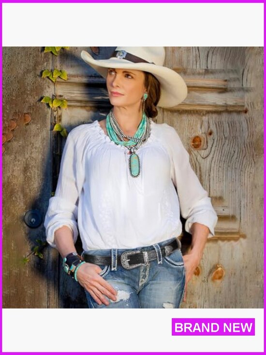 Western Belt with Vintage Floral Carved Design for Jeans and Pants Women Cowboy main image 3